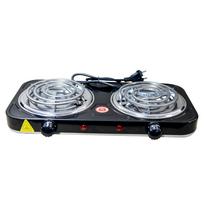 Electric Double Hot Plate Two Burner CooKtop Coil Stove Sizzling Portable Soldering Free Standing 2000w 3000w for Cooking 110V~127V