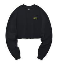 Ufc Sports Ufc Basic Crop Fit Sweatshirt Black U2Swu1209Bk Black/S