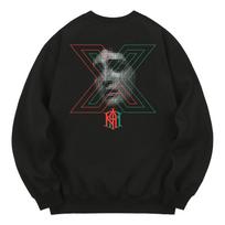 Khan 6312 Kmb0149 Avant-Garde Fleece-Lined Sweatshirt - Black L