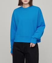 Musinsa Standard Woman Women'S Baggy Sleeve Sweatshirt [Surf Blue] Surf Blue/S