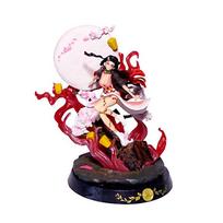 Nezuko Figure Kimetsu no Yaiba Demon Slayer Anime Mascot Small Burst Blood Demon Transformation Collectible Toy Snow popping beans (small size)