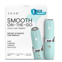 Azah Facial Hair Removal Machine | Electric Face Trimmer for Woman | Quick, Instant, Gentle & Painless Face Hair Remover for Women | Face, Upper Li