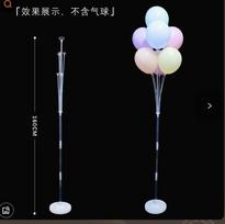 Clear Acrylic Display Stand - Tabletop Pillar Floor Holder for Birthday Party Decorations One Size