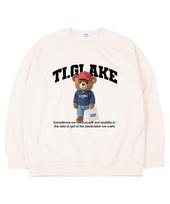 Tee Glake Shopping Bear Oversized Sweatshirt Cream Notation/Xxl