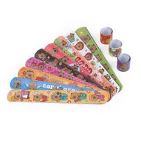 10/30pcs Cute Animal Capybara Theme Slap Bracelets Toy for Kids Birthday Party Favors School Rewards Pinata Fillers Goodie Bag 10pcs