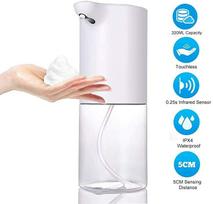 320ml Soap Dispenser Automatic Automatic Soap Dispenser Touchless Foam Soap Dispenser Suitable for Kitchen Bathroom (White,No Plug Required&5 V) balta