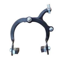 Funsea BMX Bike Accessories Caliper Brake Steel Bicycle Parts Metallic Compound Pads Ergonomic Post Mount 2-finger Lever Maximum friction wheel brake juoda