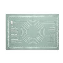 Heat Resistant Silicone Kneading Pad Set With Scale Baking Mat Bakeware Dough Rolling Mat  Pizza Green Mat