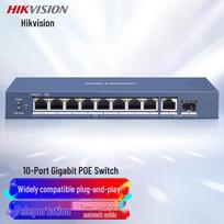 HIKVISION 9-Port 100Mbps 110W PoE Managed Switch CN plug (adapter included)