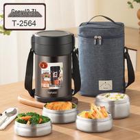 TAFUCO 304 Stainless Steel Multi-layer Insulated Lunch Box