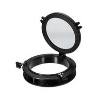 Round Boat Porthole Kayak Port Hole Anti-Rust 4mm Tempered Glass Rubber Sealed Leak-proof Opening Portlight Hardware Accessories juoda