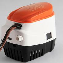 Marine bilge drainage pump small bilge pump 12V/24V submersible fast boat DC speedboat low water level automatic drainage pump oranžinė