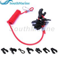 Universal Safety Lanyard Stop Kill Switch Cord for Yamaha Mercury Johnson Evinrude OMC Honda Suzuki Tohatsu , 7 keys,  60  long