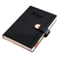 Convenient Agenda Planner Notebook Calendar Notebook Time Management Planner  Students Gift juoda