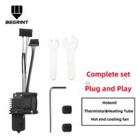 Hot End For Bambu Lab P1P P1S Complete Hotend Print Head with Fan Thermistor Ceramic Heater Hardened steel nozzle For Bambulab 1 Set