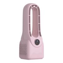 Bladeless Fan with Spray - Portable Conditioner Fan for Home Desktop One Size rožinė