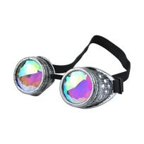 Steampunk Style Full-Frame PC Safety Goggles Cycling Hiking Outdoor Adventure Protective Eyewear Antique Silver