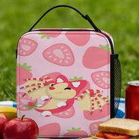 A-Adopts Me Lunch Bag  School Lunch Box For Child Vintage Graphic Design Thermal Tote Handbags Waterproof Portable Cooler Bag One Size
