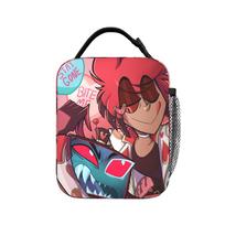 Valentine's Day Radiostatic Vox Alastor  Insulated Lunch Bag Cooler Bag Lunch Container Portable Tote Lunch Box Bento Pouch One Size