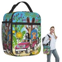 Mole Krtek Cute Little Maulwurf Insulated Lunch Bag for Women Kids Leakproof Food Boxes Thermal Lunch Box Tote One Size