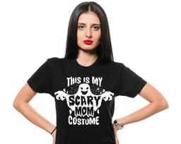 Scary Mom Costume Shirt - Women's Halloween Tee M