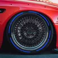 16 vnt. Automobilio padangų ratų lipdukai Automobilio tiuningas Universalūs 3D Nuolatiniai PVC Sujungti padangų dekoravimo lipdukai Automobilio padangų personalizuoti lipdukai STYLE15