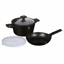 Garnek I Patelnia Tytanowa Berlinger Haus Bh-7098 Monaco 24 cm juoda