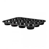Forma Do Pieczenia 12 Muffinek Berlinger Haus Bh-1436 35 x 26.5 x 3 cm juoda