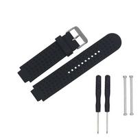 Soft Silicone Watch Band Replacement for Garmin Forerunner 220 230 235 620 630 735XT Approach S20 S5 S6 Breathable Sports Strap