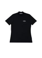 Upper Strop Golf [Upw4047] Upst Golf Women'S Mock Neck Short Sleeve T-Shirt Black M