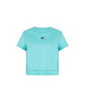 Game Set Match Tennis Crop Dry-Fit Short Sleeve T-Shirt [Mint] S