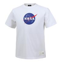 Nasa Unisex Training Cotton Blend Round Neck Short Sleeve T-Shirt [White] 110