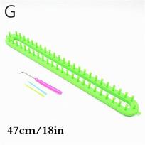 4 Size DIY Knitter Pompom Sock Needle Knitting Kit Weaving Tool Sewing Accessories Weaving Loom žalia
