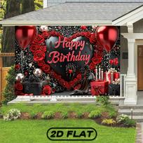 Light Luxury Queen Style Decorative Tapestry Party Venue Atmosphere Decoration Background Exquisite Romantic Style 100X70CM