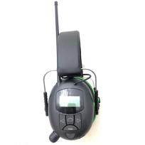 BT/DAB klausos apsaugos ausinės Triukšmo slopinimas Saugos ausinės Ausų gaubteliai su išoriniu mikrofonu FM klausos apsaugos ausų gaubteliai 25dB žalia