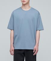 Musinsa Standard Supima Relaxed Crew Neck T-Shirt [Cloudy Blue] Cloudy Blue/L