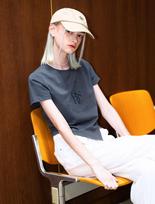 General Idea Gnrl Asymmetrical Silket Spandex Short Sleeve Tee [Dust Blue] / Wbd2L01518 Dust Blue/S