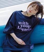 Day Life Dream Half Sweatshirt (Navy) Navy/Free