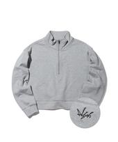 Selfish S233Hd02 (Half Zip Sweatshirt) (M Grey) S