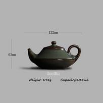 Crackle Glaze Longquan Celadon keramikinis kiniškas arbatinukas porcelianinis Yixing arbatos puodo arbatos rinkinys 135ml