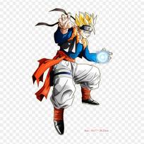 Pleistrai rūbų maišams Lygintuvai ant terminių lipdukų Naruto Dbz stiliaus Goku lagaminų raštas, plaunamas šilumos perdavimas