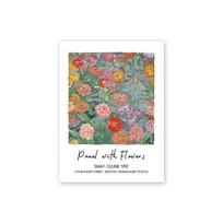 Van Gogh Famous Rose Canvas Posters and Prints Modern Plants and Flowers Wall Art Pictures for Living Room Home Decoration 21X30cm No Frame