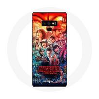 Coque pour Samsung Galaxy Note 9 Stranger Things Teaser Saison 4 Affiche Personnages Art