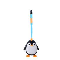 Penguin Shape Toilet Scrubber Brush Silicone Silicone Flat Brush Wall Mounted Toilet Brush  Toilet juoda
