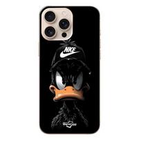 Case - Nike - Iphone 16 Pro Max - Black - Soft - Donald Pattern juoda