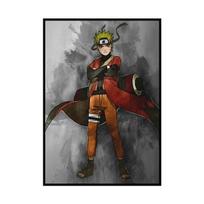 Naruto anime plakatas Sasuke Kakashi personažai Dekoratyviniai paveikslai Vaikų kambarys Sienų spaudiniai Šiuolaikinis namų dekoras Gimtadienio dovana be rėmelio 21*30cm