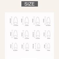 Cute Sweet Bow Press On Nails Fake Nails Set Artificial Art Nails Finger Manicure For Women And Girls