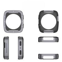 Metal Cover For Huami Amazfit Active 2 Square Screen Protector  Coverage Protective Bumper Case Amazfit Active2 S Accessories W26 tamsiai pilka spalva