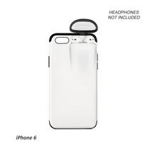Phone Wireless Earbuds Protective Cover Earphone Holder Case Replacement for 6 for iphone 6 white
