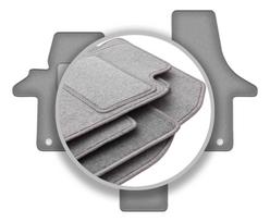 Gray car mats for: VW Transporter T5 Caravelle 2-seater (2003-2015)
